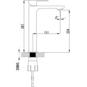 Смеситель Bien Casso BL21003105 для раковины