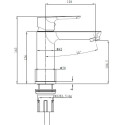 Смеситель Bien Torres BL11017101 для раковины