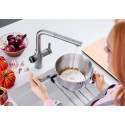 Смеситель Blanco Evol-S Volume 525211 для кухонной мойки, рычаг справа