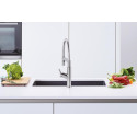 Смеситель Blanco Solenta-S Senso 522407 для кухонной мойки, рычаг справа