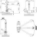 Смеситель Blanco Sora 524218 для кухонной мойки