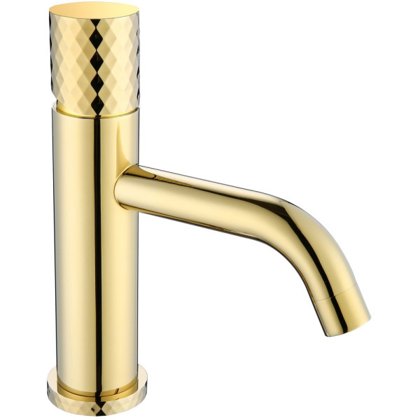 Смеситель Boheme Stick 121-GG для раковины, gold diamond gold