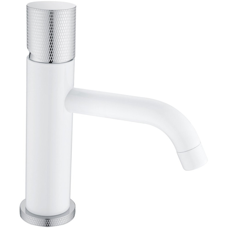 Смеситель Boheme Stick 121-WCR.2 для раковины, white touch chrome
