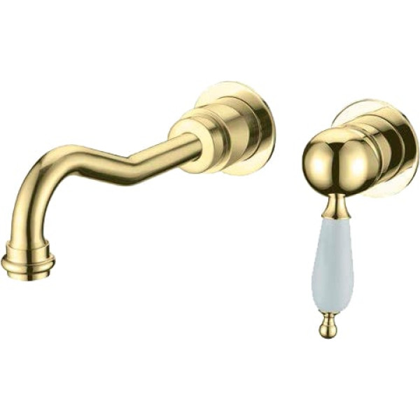 Смеситель Boheme Tradizionale Oro 287 С ВНУТРЕННЕЙ ЧАСТЬЮ, для раковины