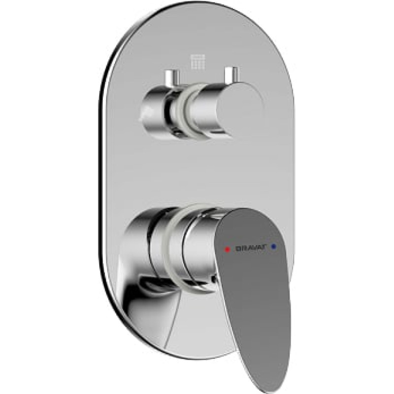 Смеситель Bravat Drop P69190C-2-RUS для ванны с душем