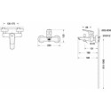Смеситель Bravat Real F6121179CP-01 для ванны с душем