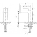 Смеситель Bravat Riffle F172106C для раковины