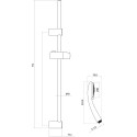 Смеситель Cersanit Flavis 63035 для ванны с душем + душевой гарнитур