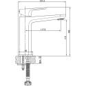 Смеситель Cersanit Vero 63060 для раковины, хром