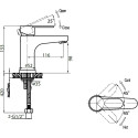 Смеситель Cezares Laconico C LS 01 W0 для раковины