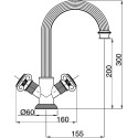 Смеситель Cezares Olimp LS2 03/24 O для раковины