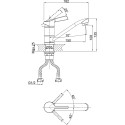 Смеситель D&K Rhein Schiller DA1462341 для раковины