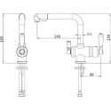 Смеситель Elghansa Kitchen Pure Water 56A5740 для кухонной мойки