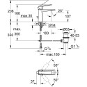 Смеситель Grohe Allure Brilliant 23029000 для раковины
