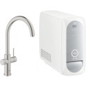 Смеситель Grohe Blue Home 31455DC0 с функцией фильтрации и газирования воды