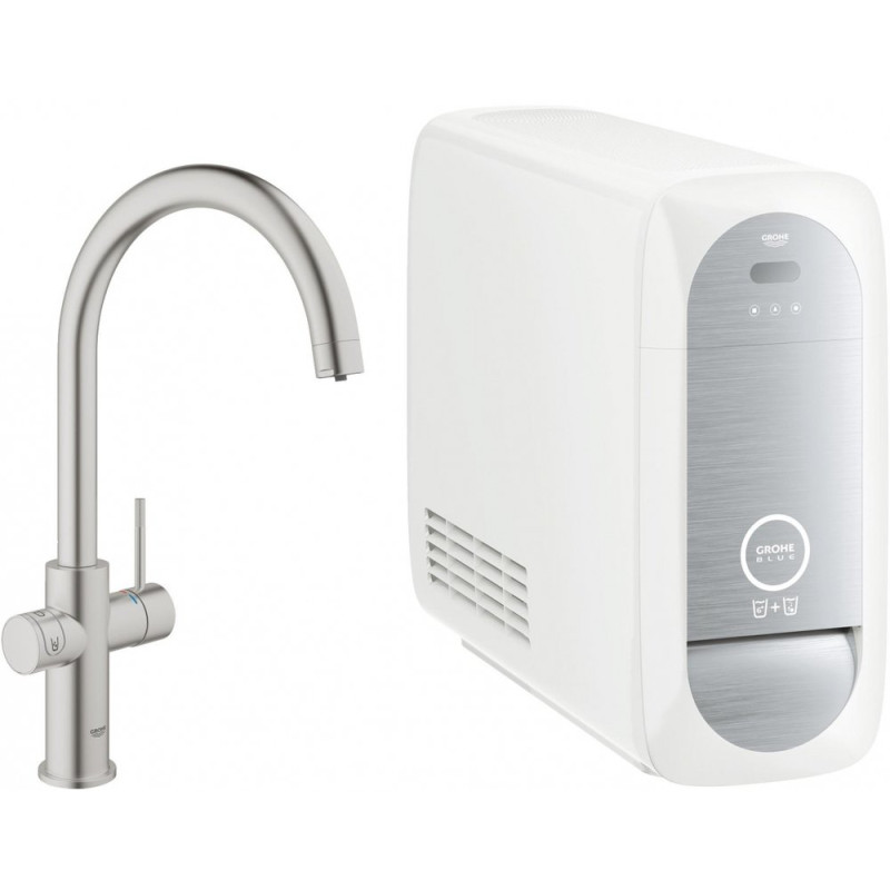 Смеситель Grohe Blue Home 31455DC0 с функцией фильтрации и газирования воды
