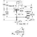 Смеситель Grohe Concetto 32204001 для раковины