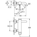 Смеситель Grohe Essence New 33624A01 для ванны с душем