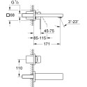 Смеситель Grohe Eurocube 19895000 для раковины
