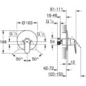 Смеситель Grohe Eurosmart Cosmopolitan 32880000 С ВНУТРЕННЕЙ ЧАСТЬЮ