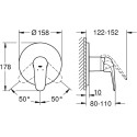 Смеситель Grohe Eurostyle New 24046003 для душа
