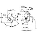 Смеситель Grohe Eurostyle New 33637003 С ВНУТРЕННЕЙ ЧАСТЬЮ