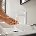 Смеситель Hansgrohe Finoris 110 76023700 для раковины, матовый белый
