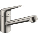 Смеситель Hansgrohe Focus M42 71808800 для кухонной мойки, сталь