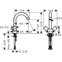 Смеситель Hansgrohe Logis 71222000 для раковины
