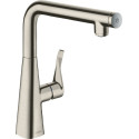 Смеситель Hansgrohe Metris Select M71 14847800 для кухонной мойки, сталь