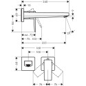 Смеситель Hansgrohe Metropol 32526340 для раковины