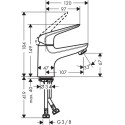 Смеситель Hansgrohe Novus 71021000 для раковины