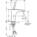 Смеситель Hansgrohe PuraVida 15074000 для раковины