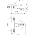 Смеситель Ideal Standard Ceraline BC199AA для ванны с душем