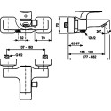 Смеситель Ideal Standard Strada A5848AA для ванны с душем