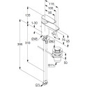 Смеситель Kludi Pure&Solid 343820575 для раковины