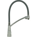 Смеситель Lemark Comfort LM3071C-Gray для кухонной мойки с фильтром Аквафор Кристалл ECO H Pro