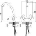 Смеситель Lemark Standard LM2104C для кухонной мойки
