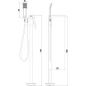 Смеситель Lemark Unit LM4544C напольный