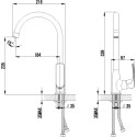 Смеситель Lemark plus Shape LM1705C для кухонной мойки