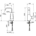 Смеситель Migliore Kvant ML.KVT-2724.CR для биде