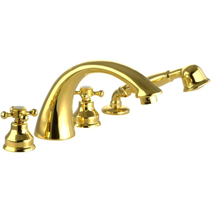 Смеситель Migliore Lady ML.LAD-981.DO на борт ванны, золото
