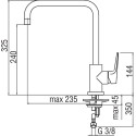 Смеситель Nobili Nobi NB84134CR для кухонной мойки