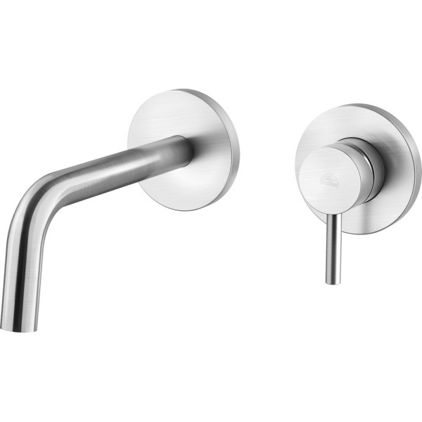 Смеситель Paffoni Light LIG007ST70 С ВНУТРЕННЕЙ ЧАСТЬЮ, для раковины, сталь