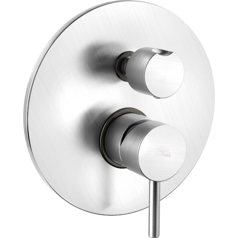 Смеситель Paffoni Light LIG018ST с ВНУТРЕННЕЙ ЧАСТЬЮ, для ванны с душем, хром