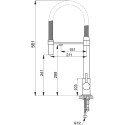 Смеситель Raiber RF6601 для кухонной мойки