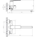 Смеситель Rush Bering BE5535-51 универсальный