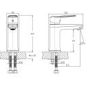 Смеситель Rush Devon DE7535-11 для раковины