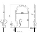 Смеситель Seaman Eco Koblenz SSN-2135A для кухонной мойки