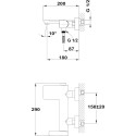 Смеситель TEKA Formentera 621210200 для ванны с душем